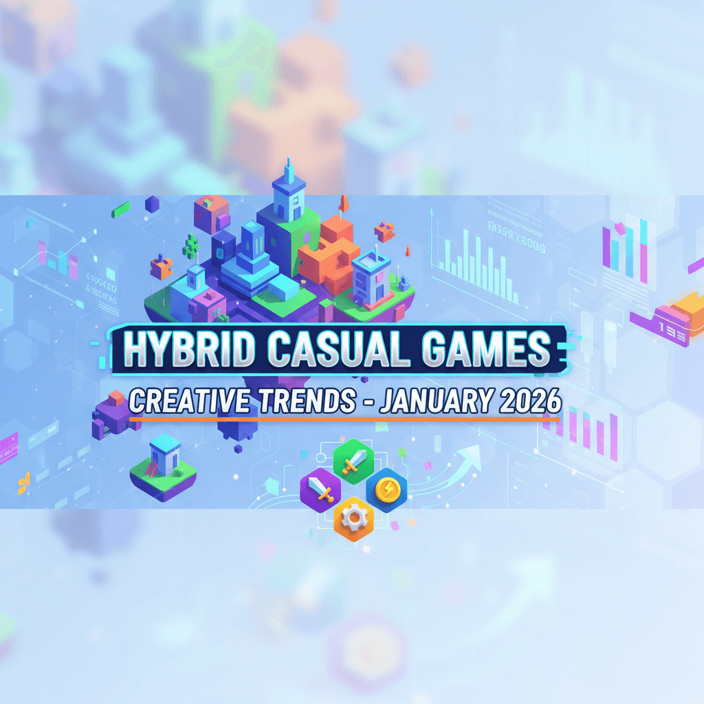 Level Up Your Ads: Jan 2026 Hybridcasual Mobile Gaming Creative Insights