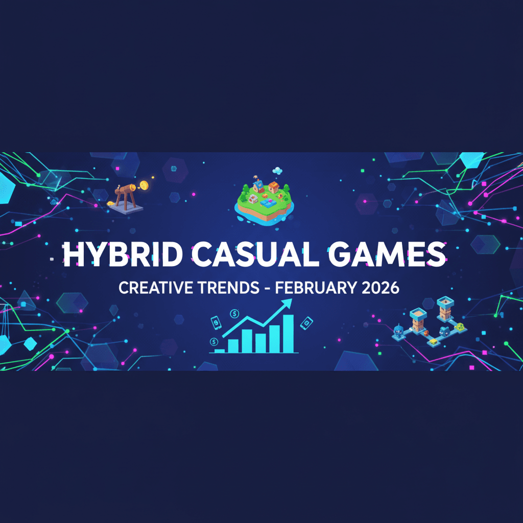 Hybridcasual UA: February 2026's Top Creative Trends & Ad Network Insights