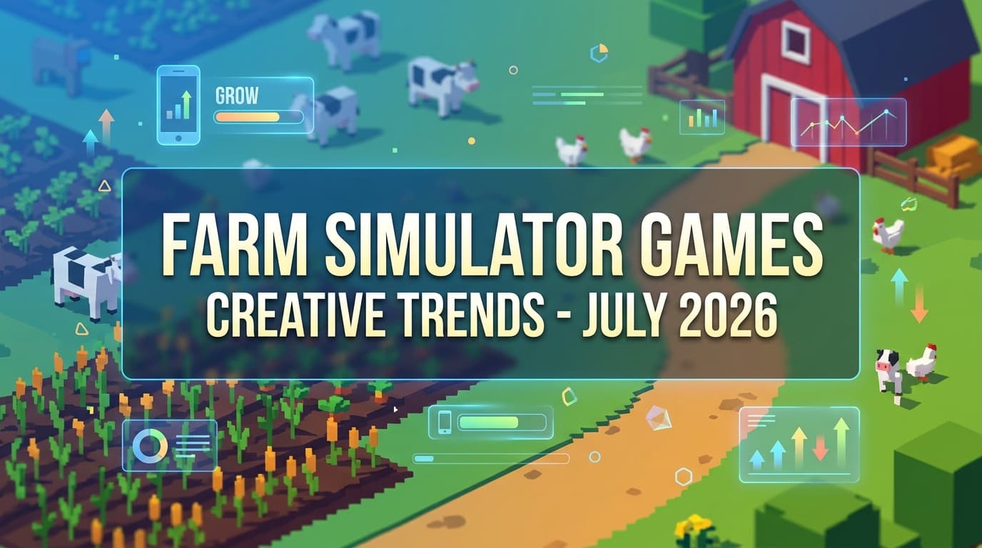 2026 Mobile Farm Sim Ad Trends: Drama, Interactive Fails, and Scale
